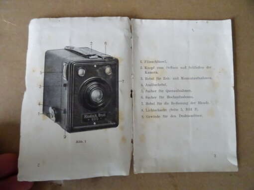 Antieke fotocamera Kodak Box 620
