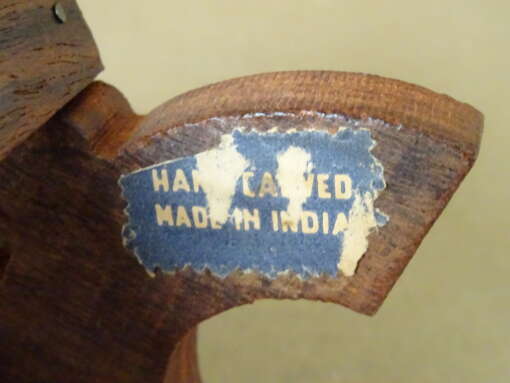 Stel houten onderzetters uit India