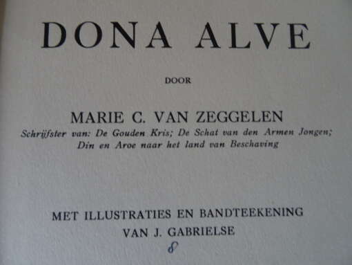 Marie C. van Zeggelen Dona Alve