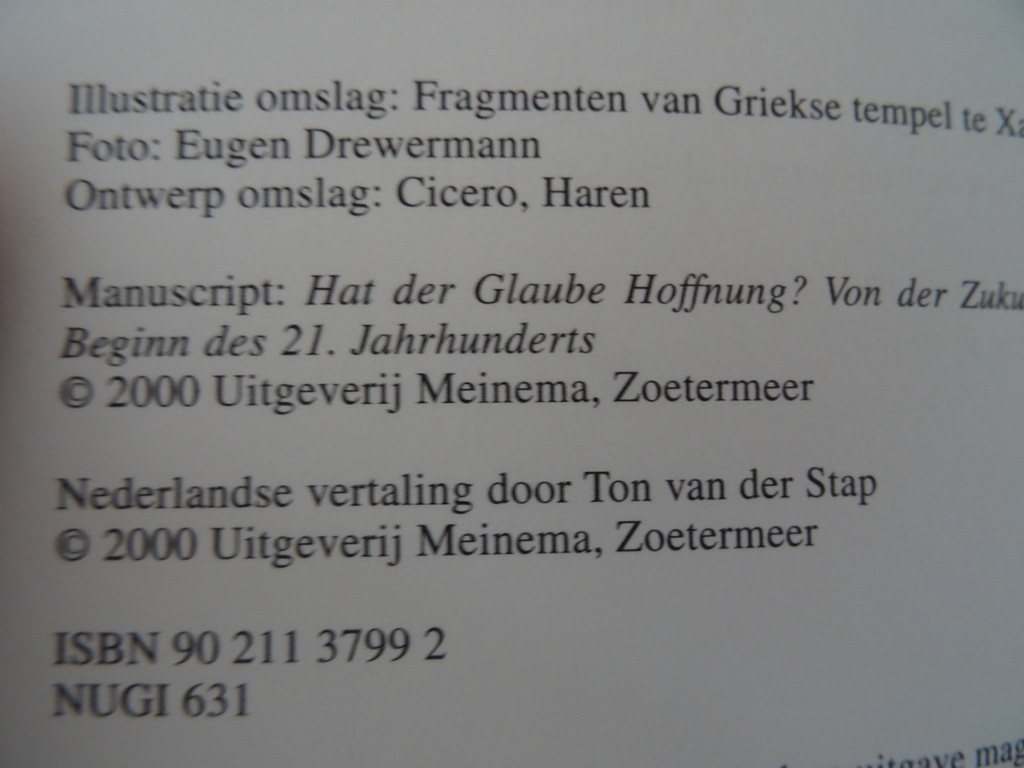 Eugen Drewermann Is er hoop voor het geloof? - Afbeelding 7