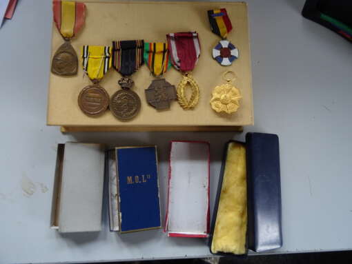 Collectie Belgische oorlogsmedailles 1918-1953