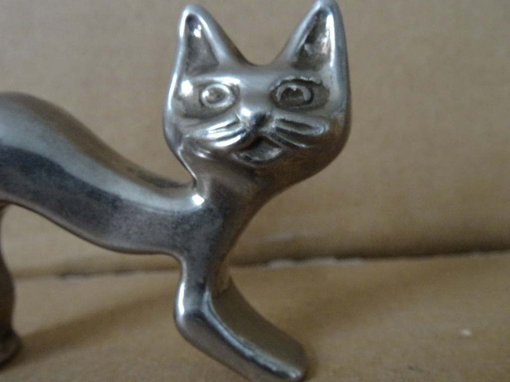 Beeldje kat vintage 8cm - Afbeelding 3