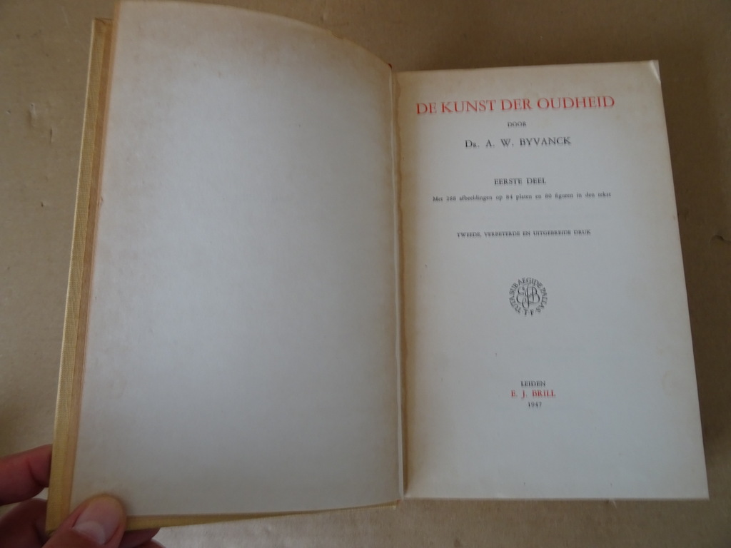 Dr. A. W. Byvanck De kunst der oudheid - Afbeelding 3