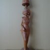 Beeld Indonesische vrouw met mand 59cm