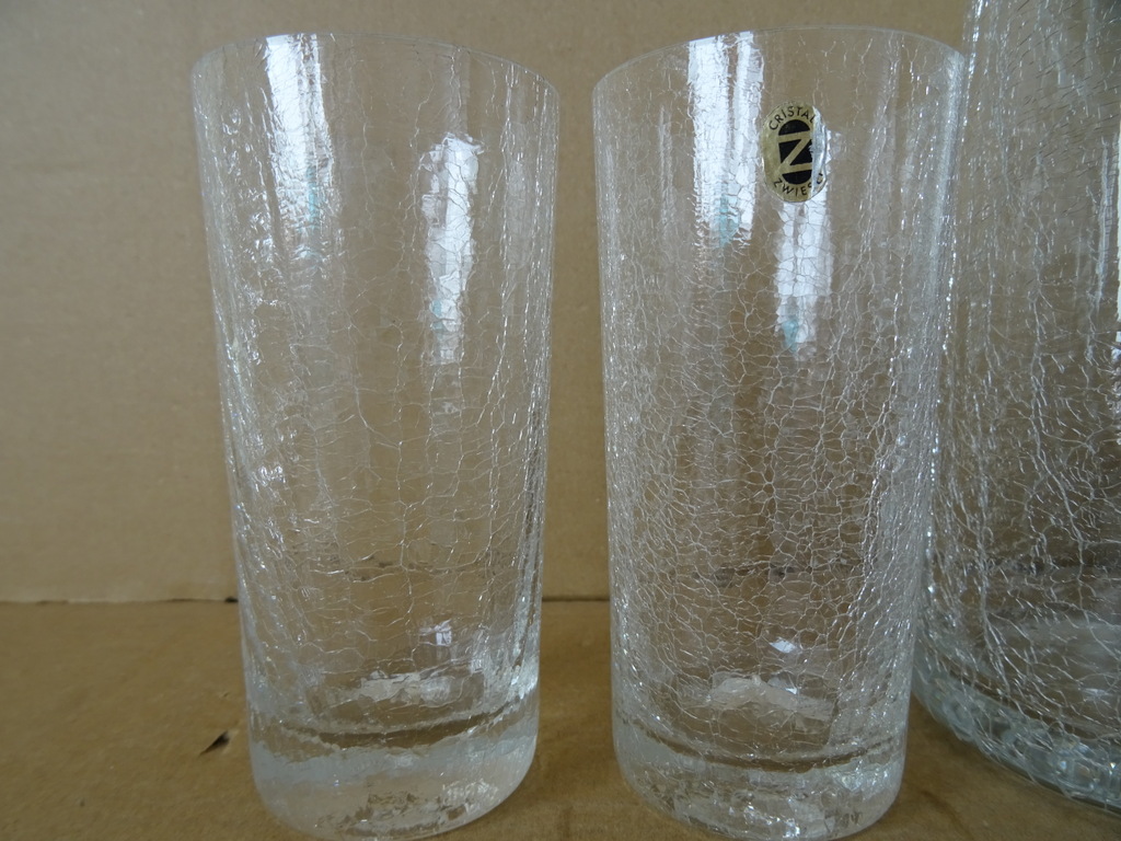 Kristallen kan met glazen Cristal Zwiesel Kristallen kan met glazen Cristal Zwiesel