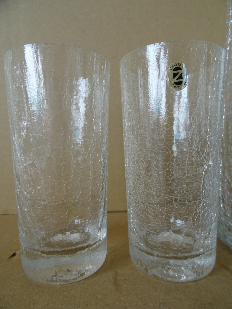 Kristallen kan met glazen Cristal Zwiesel Kristallen kan met glazen Cristal Zwiesel