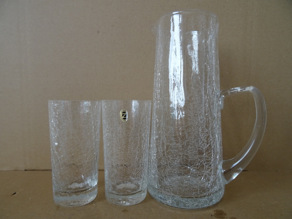 Kristallen kan met glazen Cristal Zwiesel Kristallen kan met glazen Cristal Zwiesel