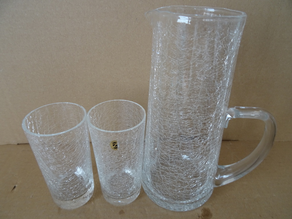 Kristallen kan met glazen Cristal Zwiesel Kristallen kan met glazen Cristal Zwiesel