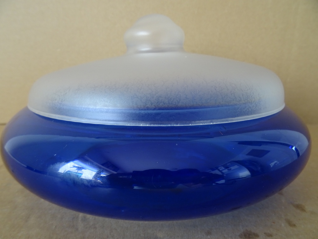 Glazen koekdoos Leerdam Glas Jacques Boon - Afbeelding 6