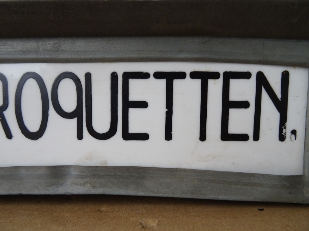 Vintage vitrine warme croquetten V. Rooy - Afbeelding 7