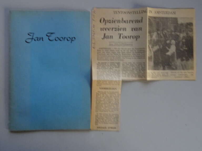 Jan Toorop catalogus expositie 1970