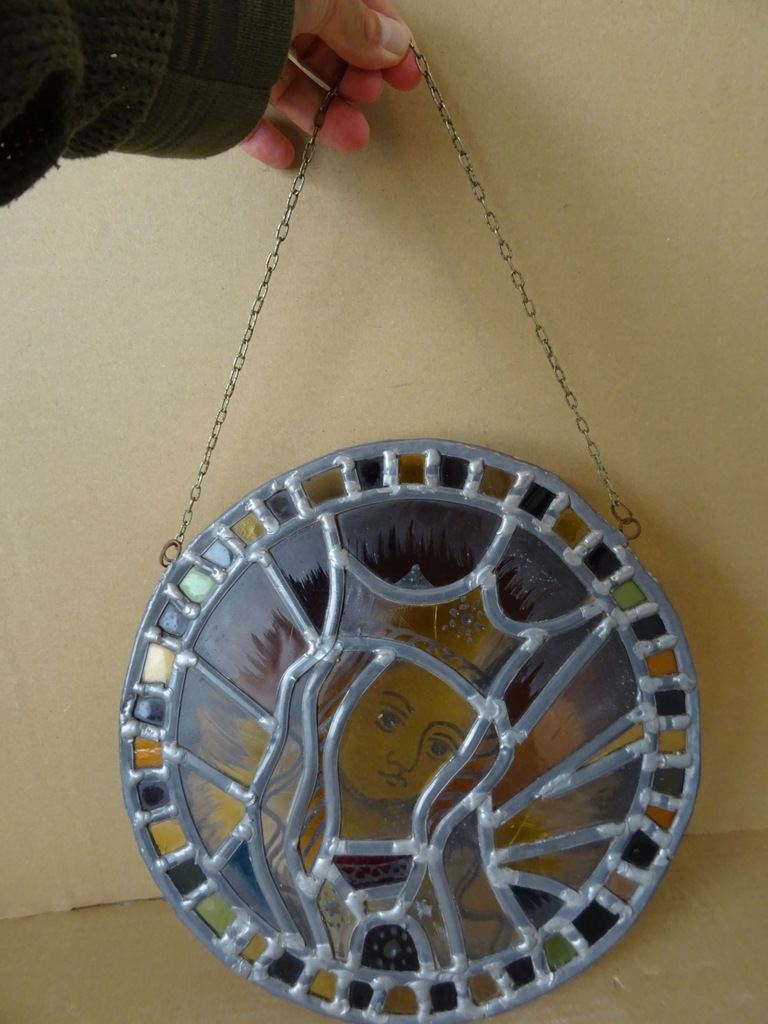 Antiek glas in lood Heilige Maria Sterre der Zee - Afbeelding 13