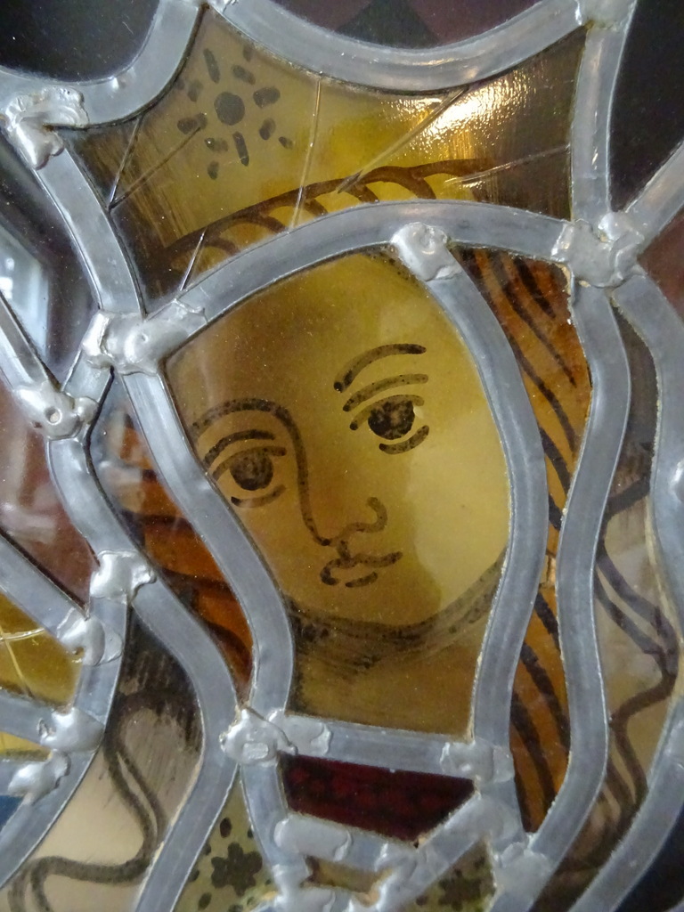 Antiek glas in lood Heilige Maria Sterre der Zee - Afbeelding 9