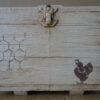 Transportkistje voor haan of kip vintage