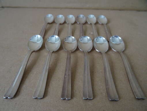Set verzilverde kaviaarlepels