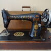 Antieke Singer naaimachine handslinger