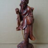 Houten beeld Oude wijze man 20cm