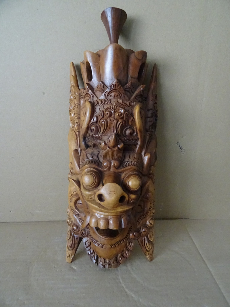 Houten Barong masker Indonesië 38cm - Afbeelding 2