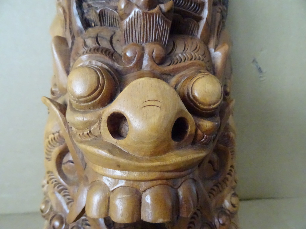 Houten Barong masker Indonesië 38cm - Afbeelding 5