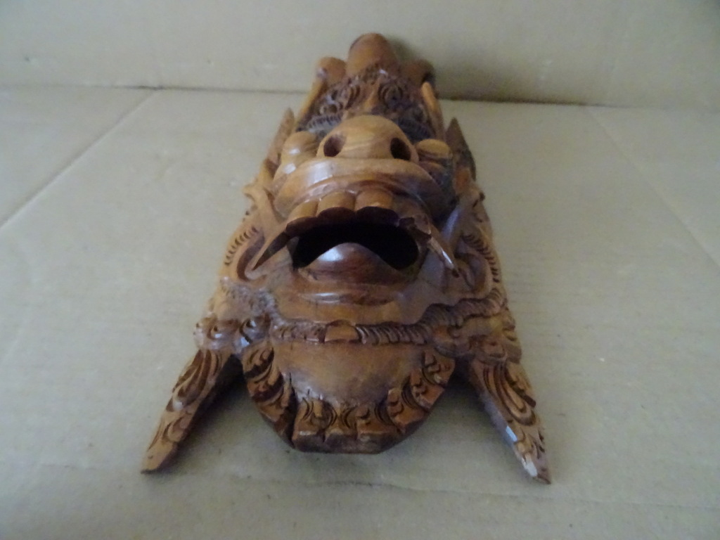 Houten Barong masker Indonesië 38cm - Afbeelding 11
