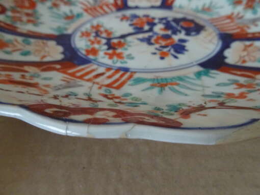 19-eeuws Japans Imari wandbord 29cm