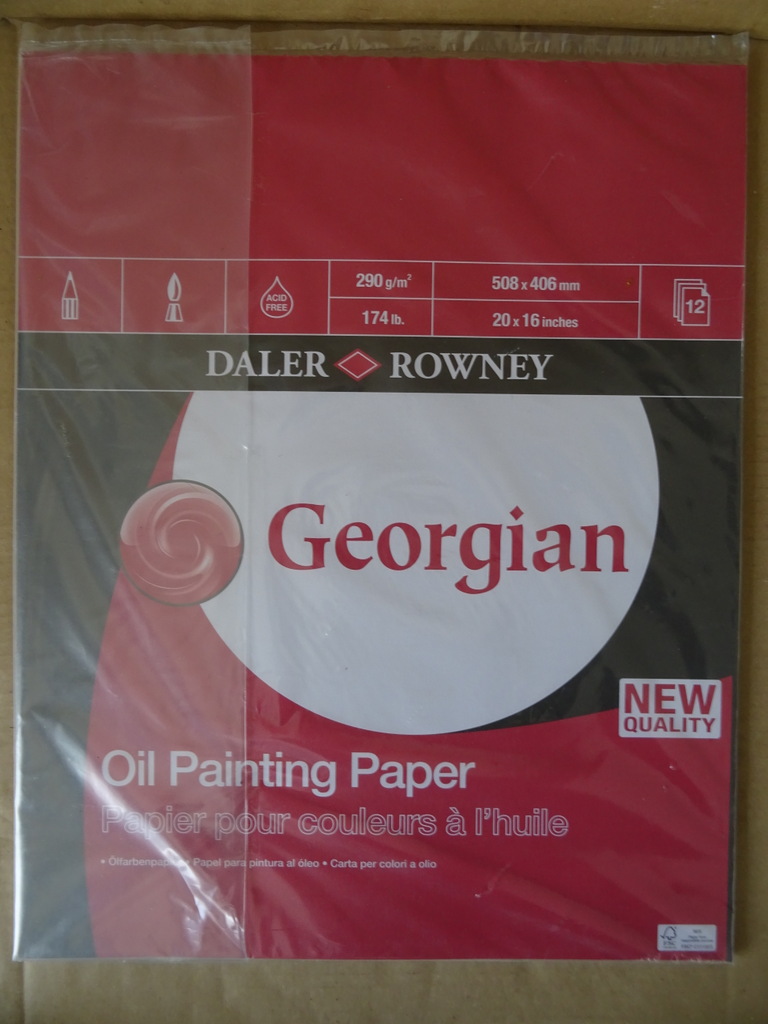 Dayler Rowney Georgian oil painting paper nieuw