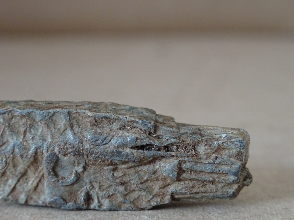 Bodemvondst middeleeuws bronzen visloodje - Afbeelding 11