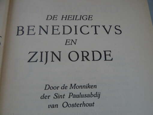 De Heilige Benedictus en zijn orde
