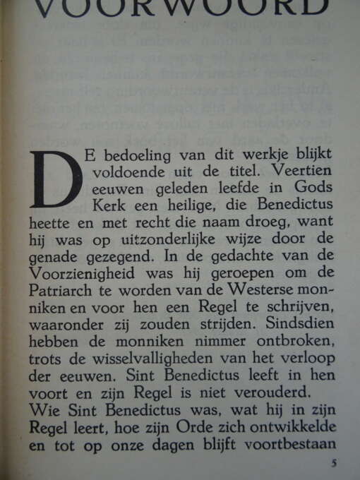 De Heilige Benedictus en zijn orde