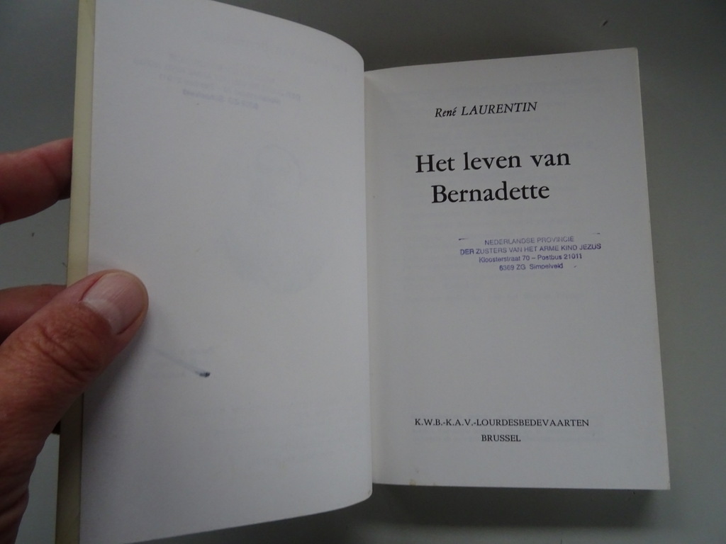 René Laurentin Het leven van Bernadette - Afbeelding 7