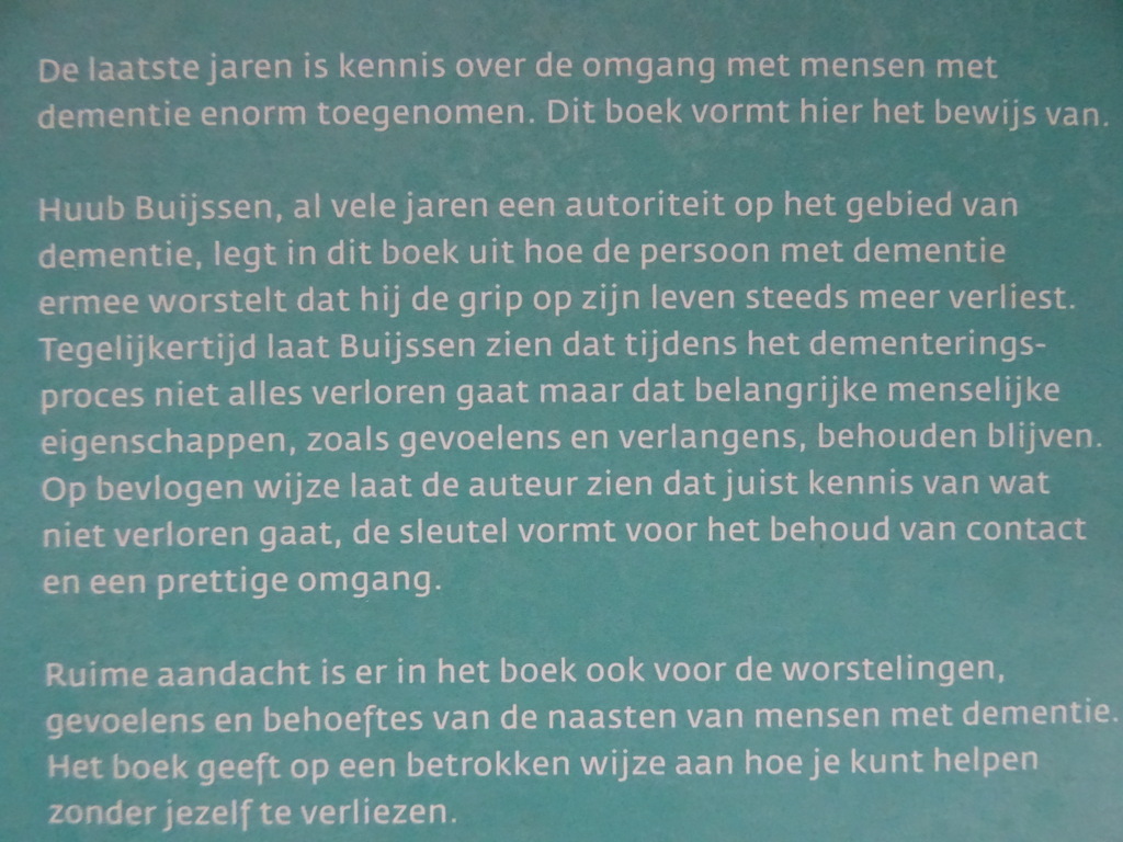 Huub Buijssen Het hart wordt niet dement Handboek - Afbeelding 22