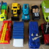 Collectie van 9 Matchbox autootjes
