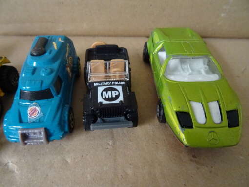 Collectie van 9 Matchbox autootjes