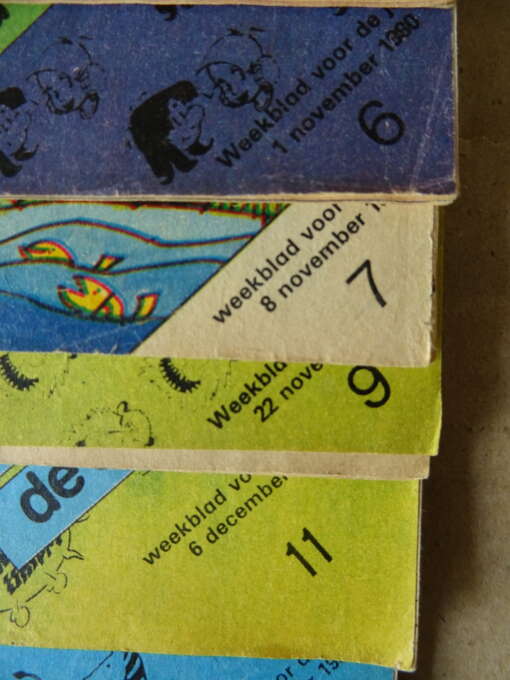 Collectie vintage Taptoe tijdschriften 1975-1982