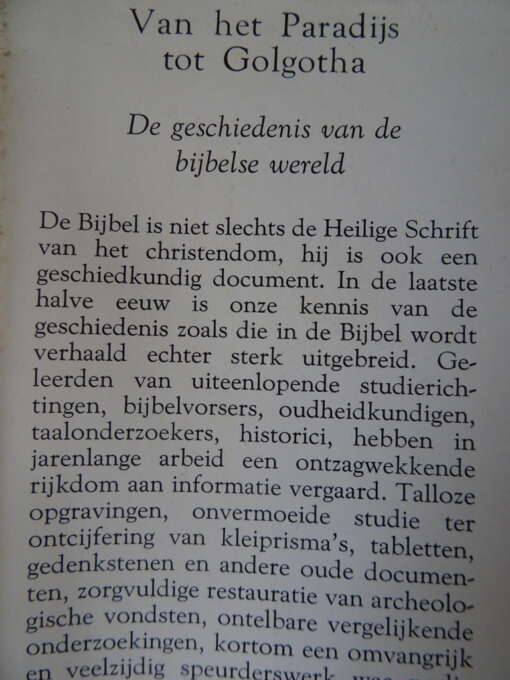 Nelson Beecher Keyes Van het paradijs tot Golgotha