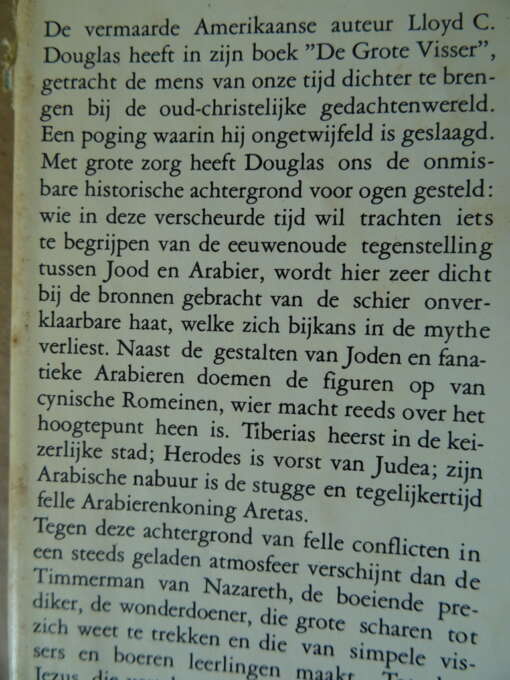 Lloyd C. Douglas De grote visser