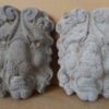 Sierornamenten met saterkop 21cm