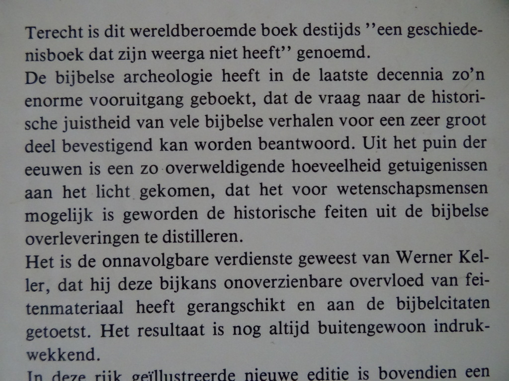 Werner Keller De bijbel heeft toch gelijk - Afbeelding 18