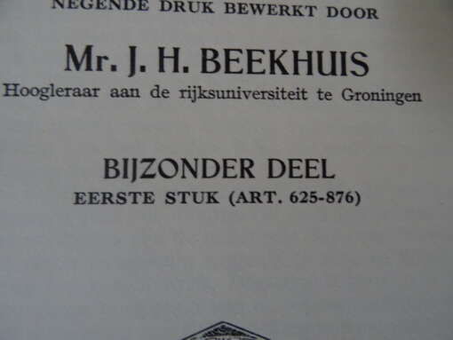 Mr. C. Asser Nederlands Burgerlijk Recht
