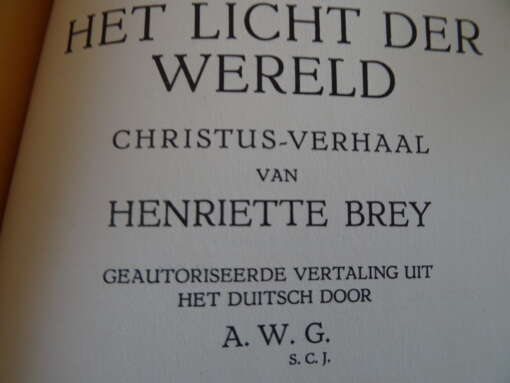 Henriette Brey Het licht der wereld