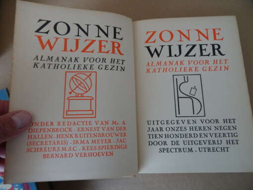 Zonnewijzer 1939 en Zonnewijzer 1940