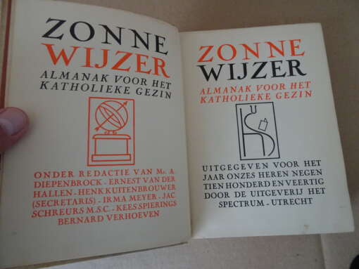 Zonnewijzer 1939 en Zonnewijzer 1940