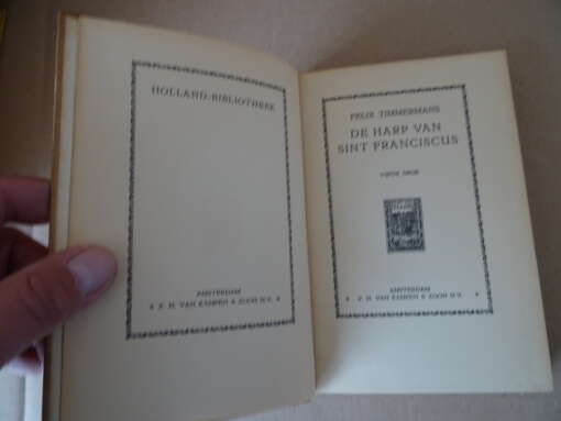 Felix Timmermans De harp van Sint Franciscus