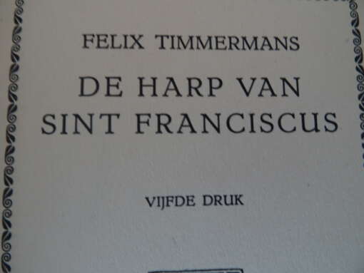 Felix Timmermans De harp van Sint Franciscus