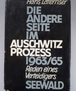 Hans Laternser Die andere seite im Auschwitz prozess