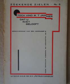 G.G.G. No 325 Toch vind ik 't jammer dat u niet gelooft