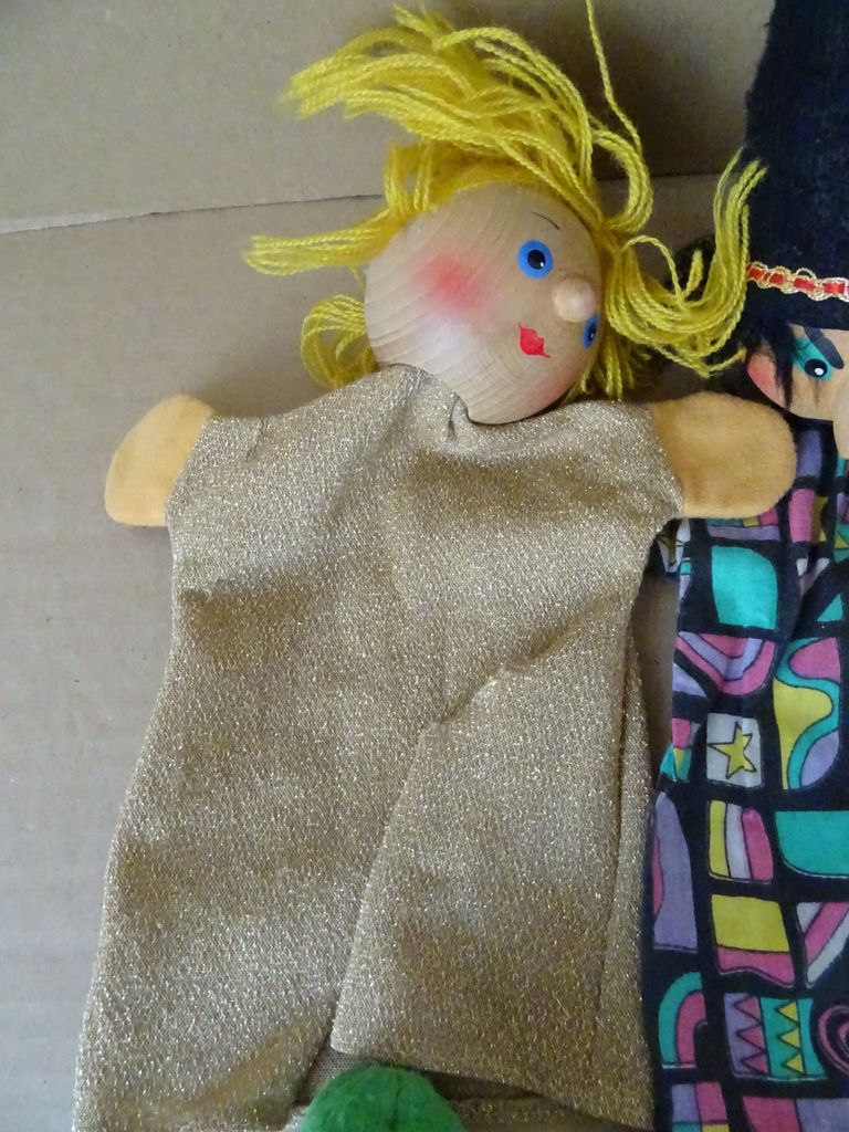 Collectie poppenkastpoppen met houten hoofd - Afbeelding 3