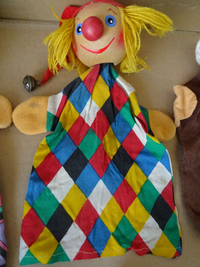 Collectie poppenkastpoppen met houten hoofd - Afbeelding 8