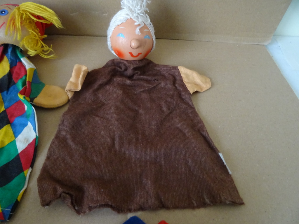 Collectie poppenkastpoppen met houten hoofd - Afbeelding 10