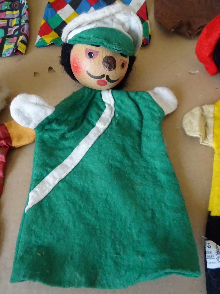 Collectie poppenkastpoppen met houten hoofd - Afbeelding 15